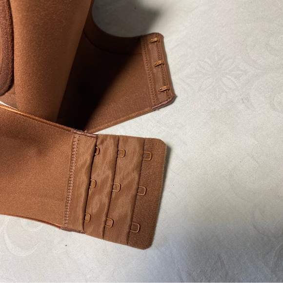 REVEAL Low-Key Side Smoothing T-Shirt Bra Bare Necessities 36G Nude Coco Brown - Picture 4 of 11